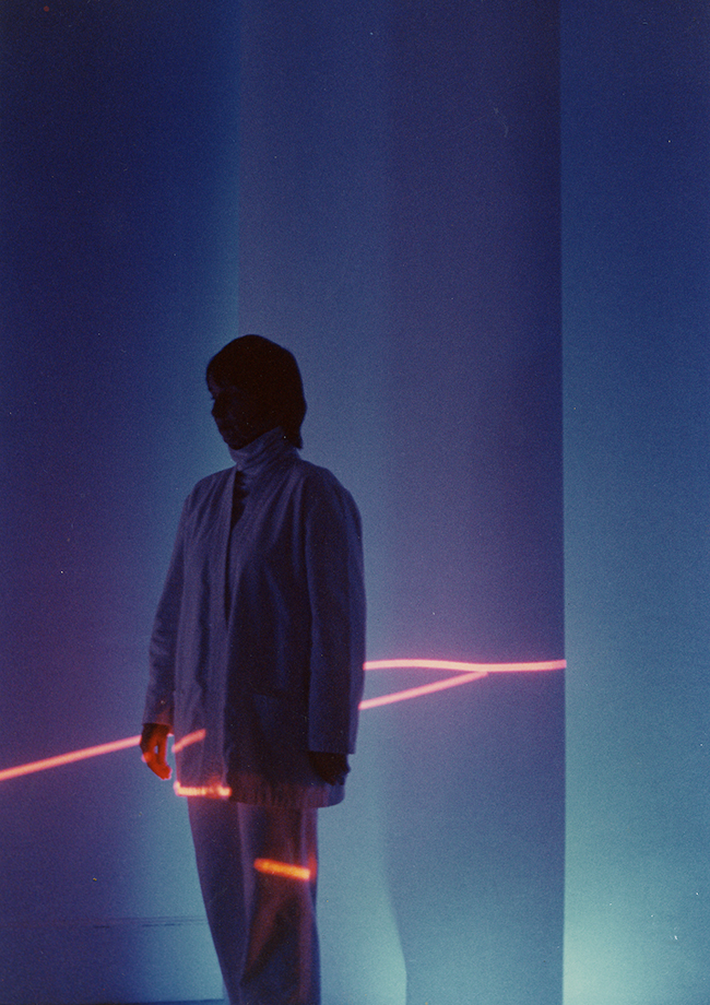 INTERCEPT THE RAYS, performance still, 1983