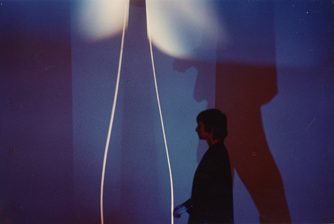 Performance at Site Cite Sight, San Francisco Art Institute, 1981